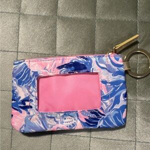 Lilly Pulitzer Pink and Blue Wallet